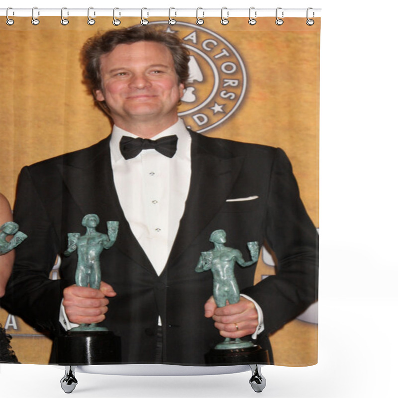 Personality  Colin Firth Shower Curtains