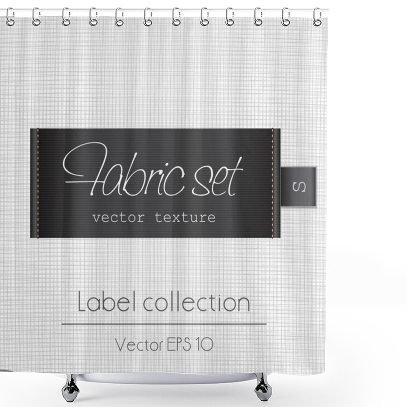 Personality  Silver Fabric Pattern Shower Curtains