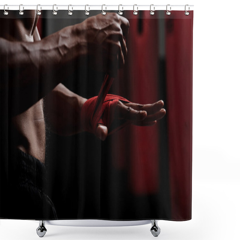 Personality  Boxer Protection Shower Curtains