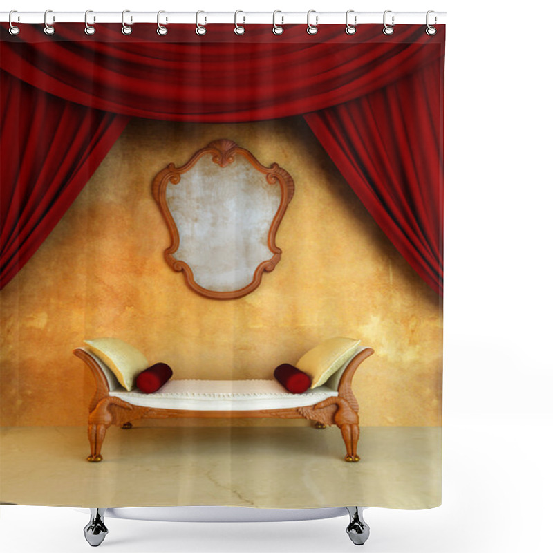 Personality  Interior - Style Classic Sitting Room Shower Curtains