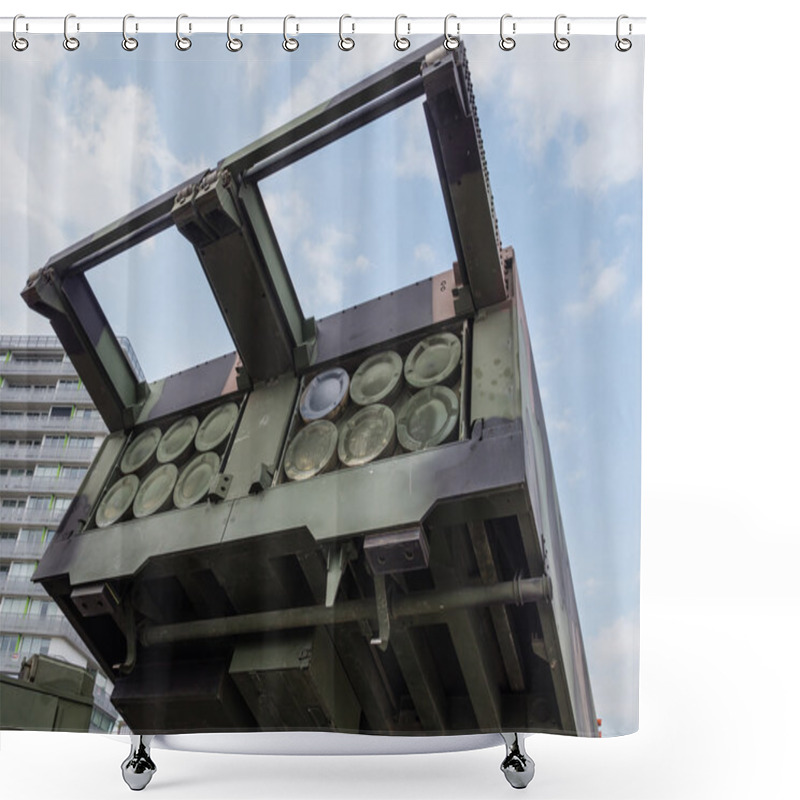 Personality  Military MLRS Rocket Launcher Shower Curtains