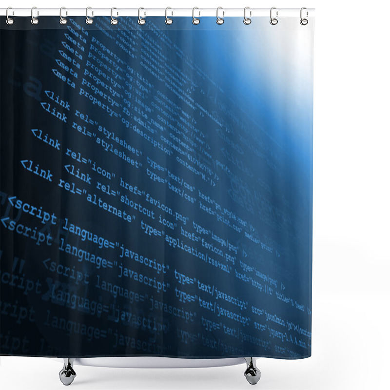 Personality  Source Code Shower Curtains