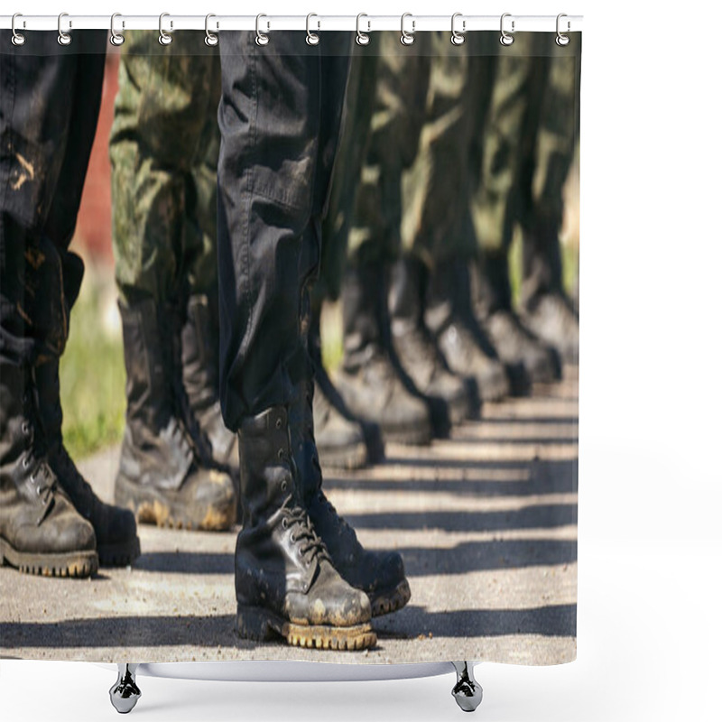 Personality  Foot Soldiers Military Patriot Shower Curtains