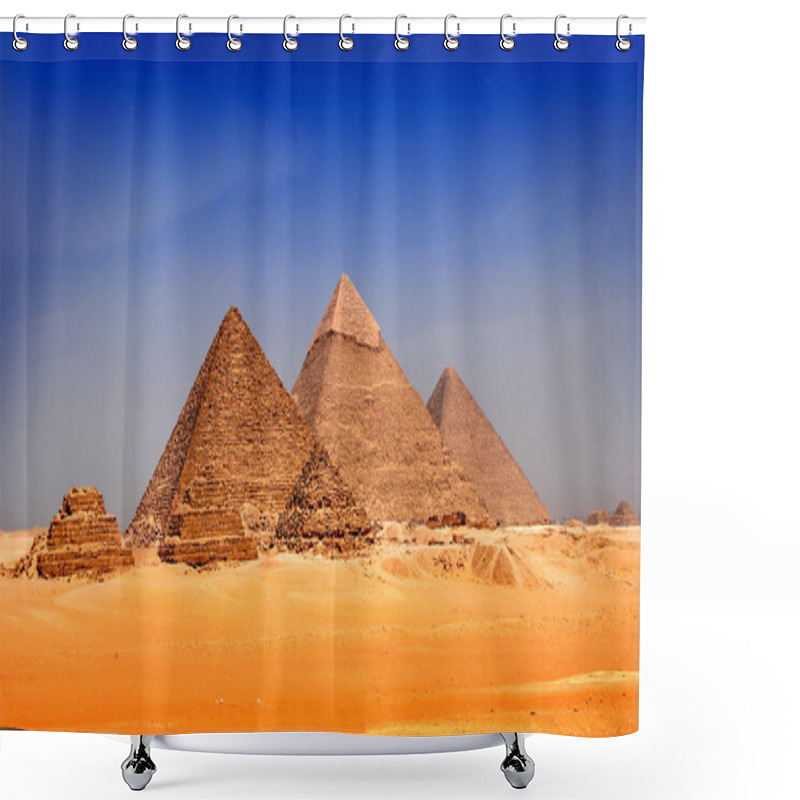 Personality  The Pyramids Of Giza, Egypt Shower Curtains