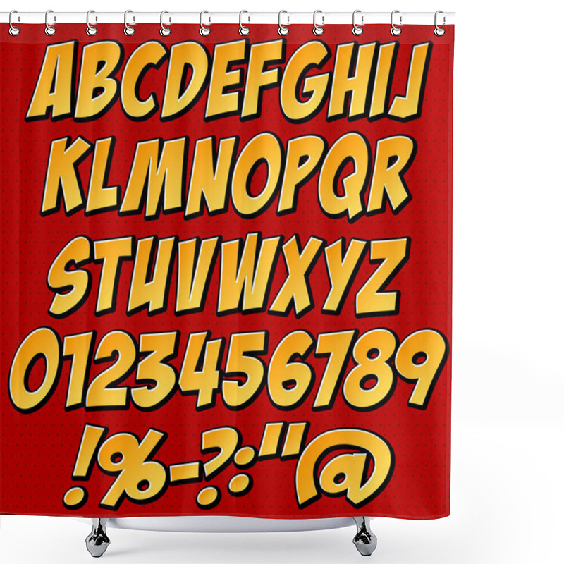 Personality  Alphabet Set Shower Curtains