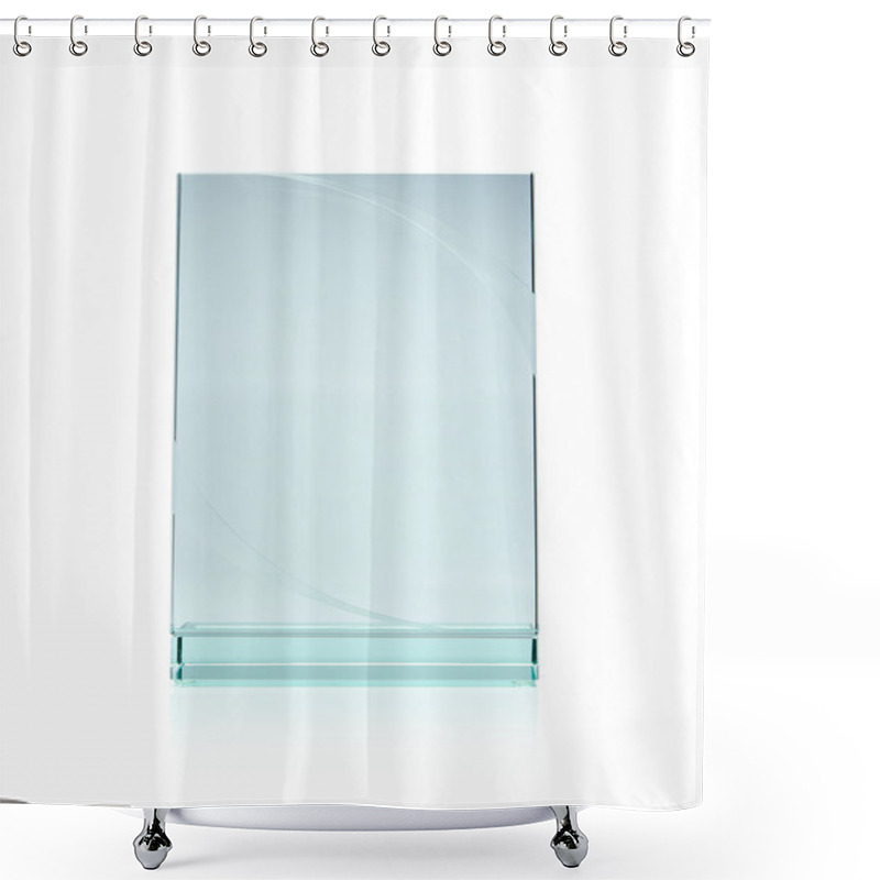 Personality  Blank Glass Award Shower Curtains