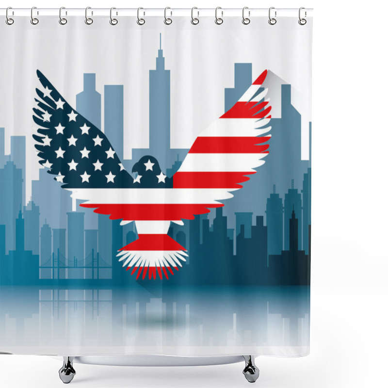 Personality  USA Design. Shower Curtains