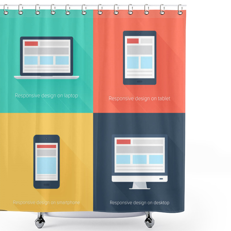 Personality  Adaptive Web Design Shower Curtains