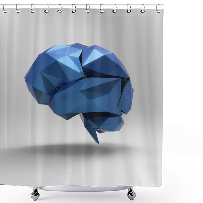 Personality  Brain Shower Curtains