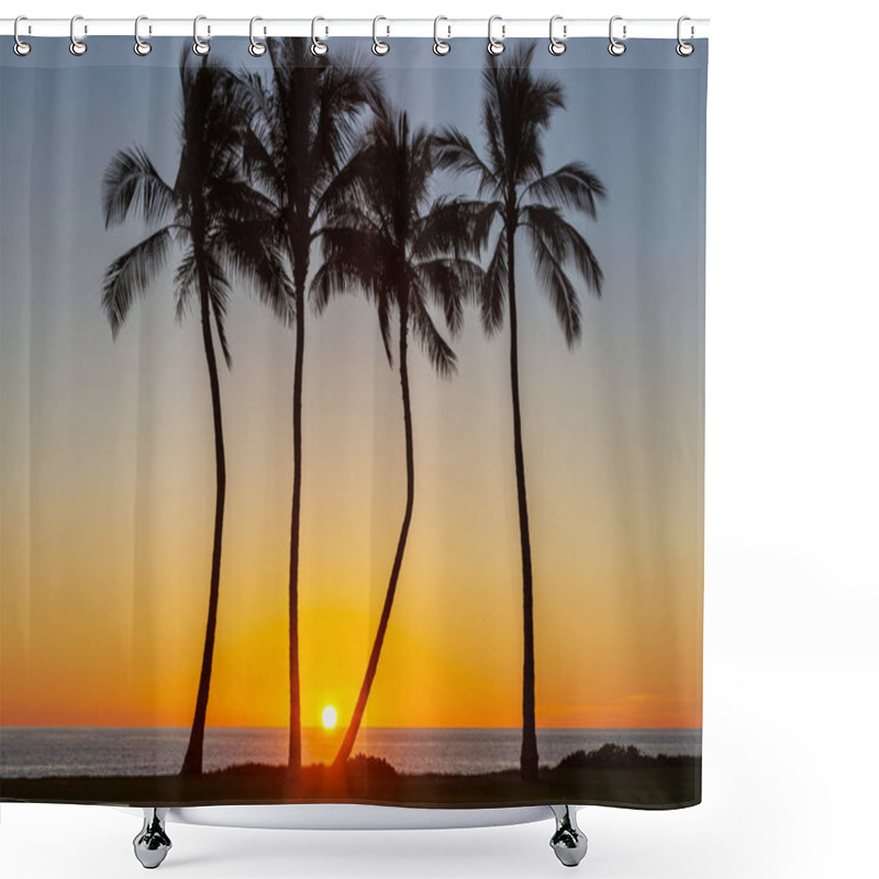 Personality  Amazing Hawaiian Beach Nature Scenic View  Shower Curtains