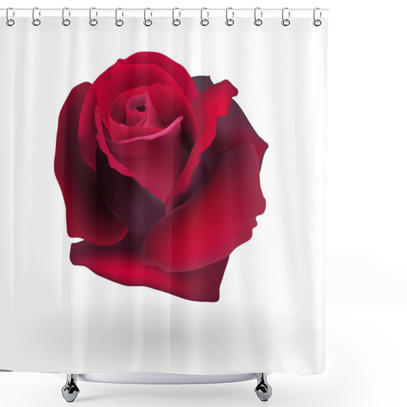 Personality  Flower Rose Shower Curtains