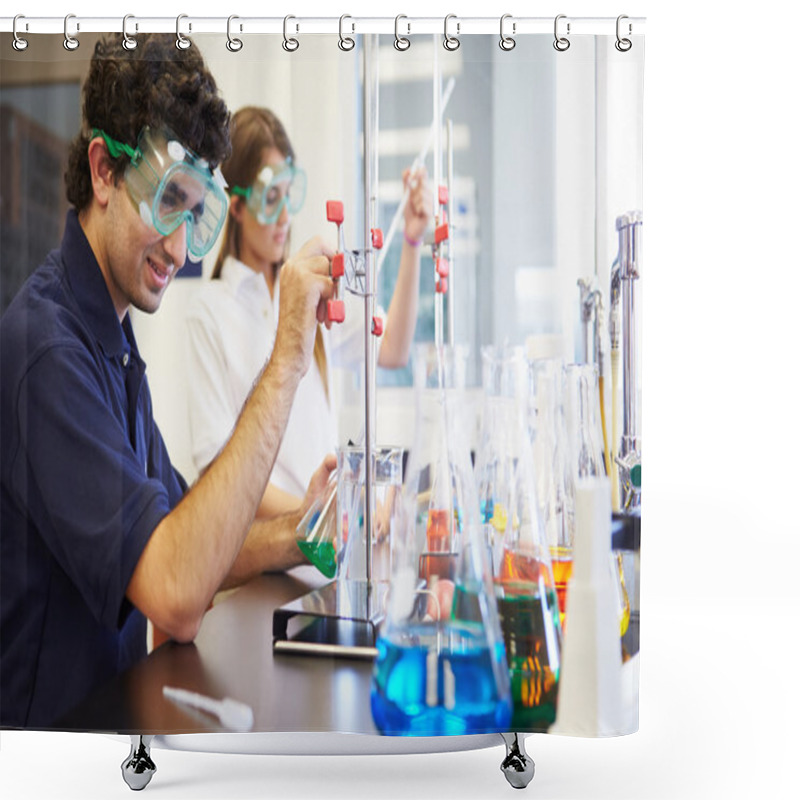 Personality  Pupils  In Science Class Shower Curtains