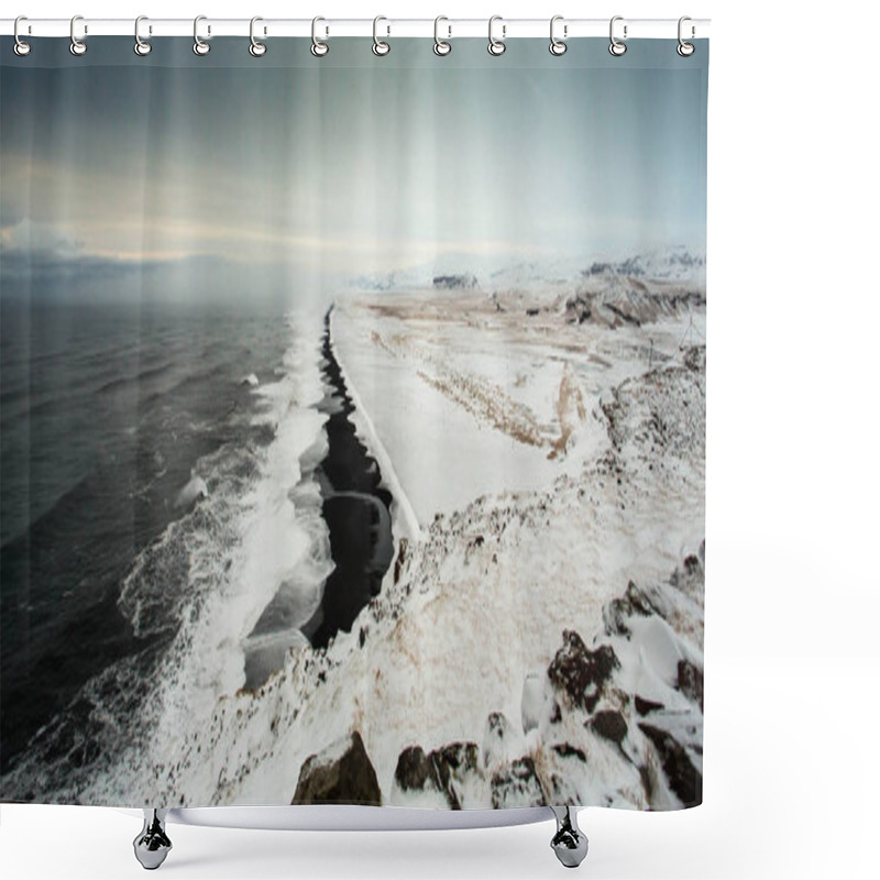 Personality  Artic Winter Landscape Shower Curtains