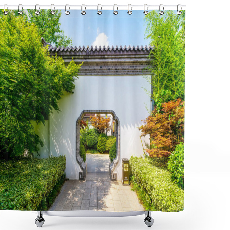 Personality  Siheyuan Villa District Of Traditional Chinese Architecture Shower Curtains