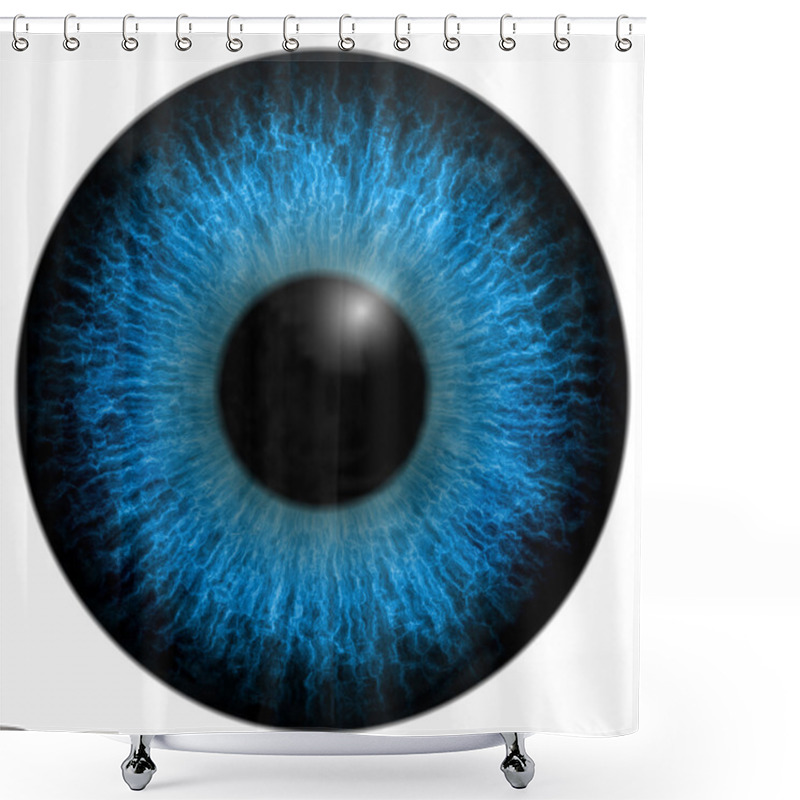 Personality  Eye Iris Generated Hires Texture Shower Curtains