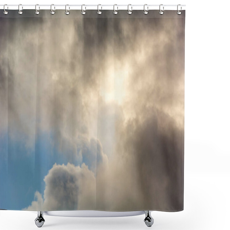 Personality  View Of A Stormy Sky  Shower Curtains