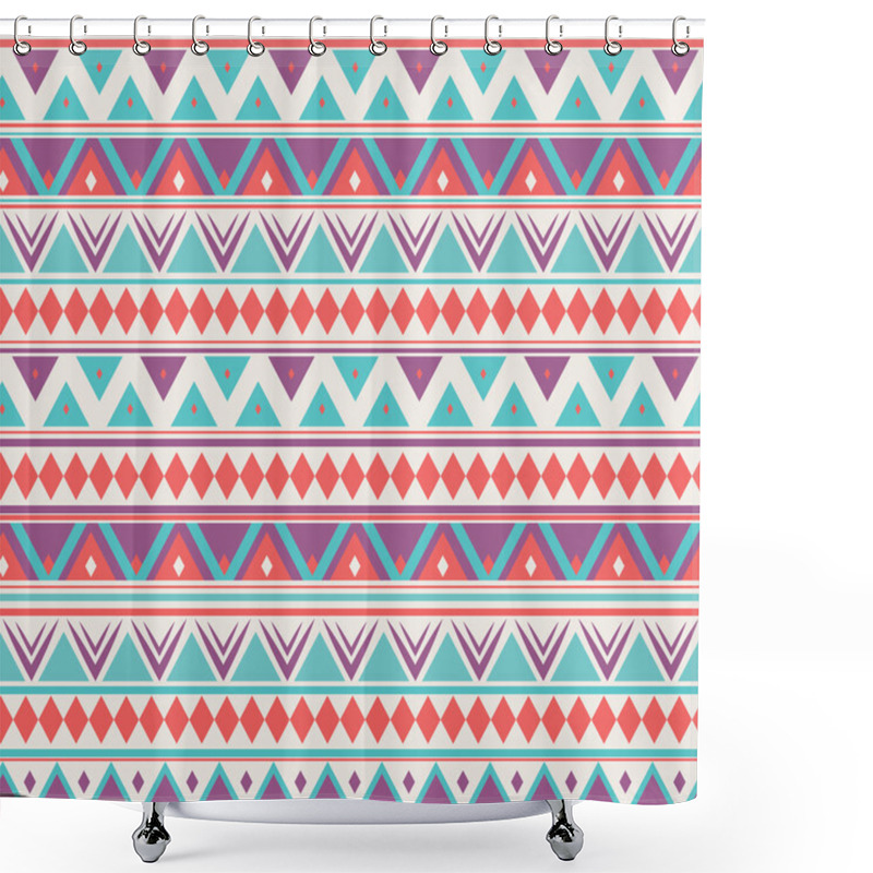 Personality  Pattern With Geometric Shapes. Shower Curtains