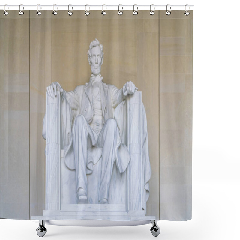 Personality  Lincoln Memorial In The National Mall, Washington DC. Shower Curtains