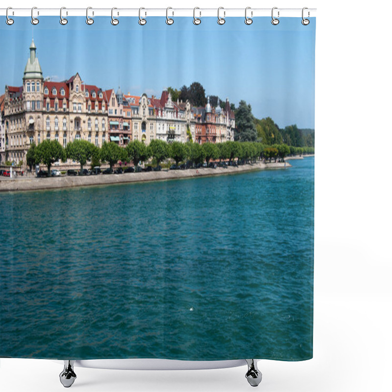 Personality  Classical Buildings On Constance Embankment Shower Curtains