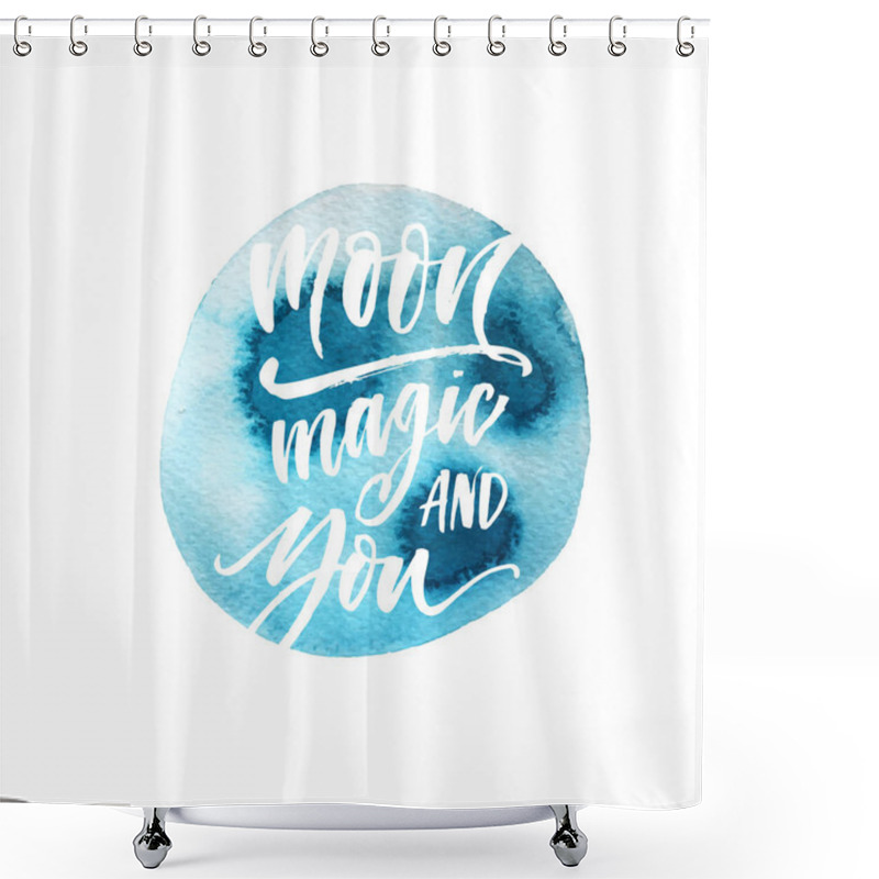 Personality  Moon, Magic And You Shower Curtains