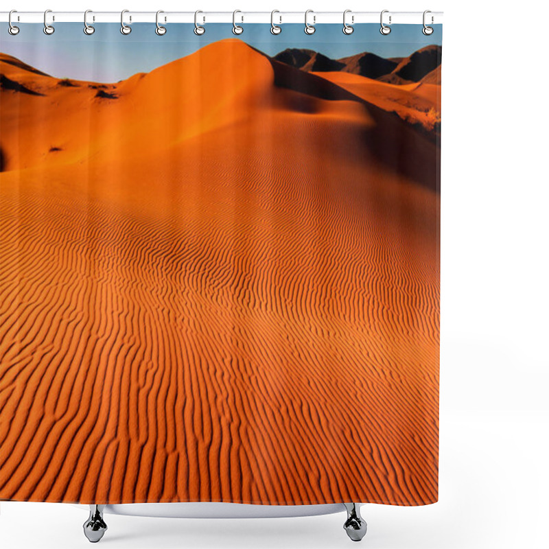 Personality  Dunes Of Erg Chebbi, Sahara Deser Shower Curtains