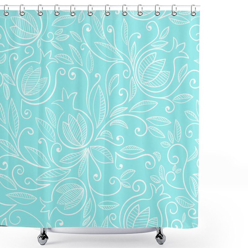 Personality  Pomegranate Seamless Pattern Shower Curtains