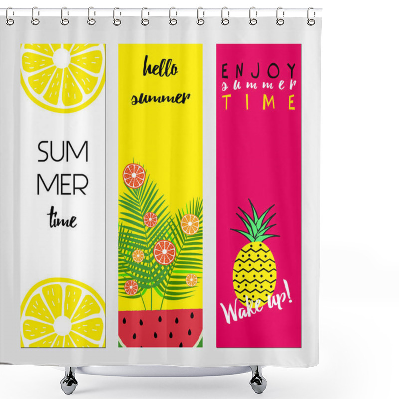 Personality  Enjoy Summer Time Shower Curtains