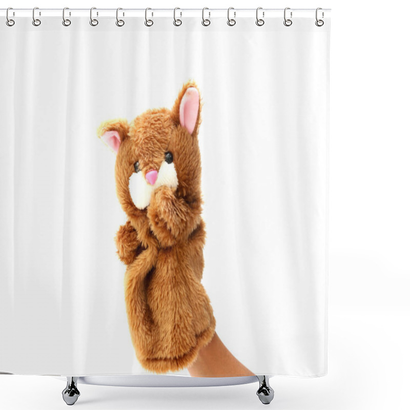 Personality  The Hand Puppet Shower Curtains