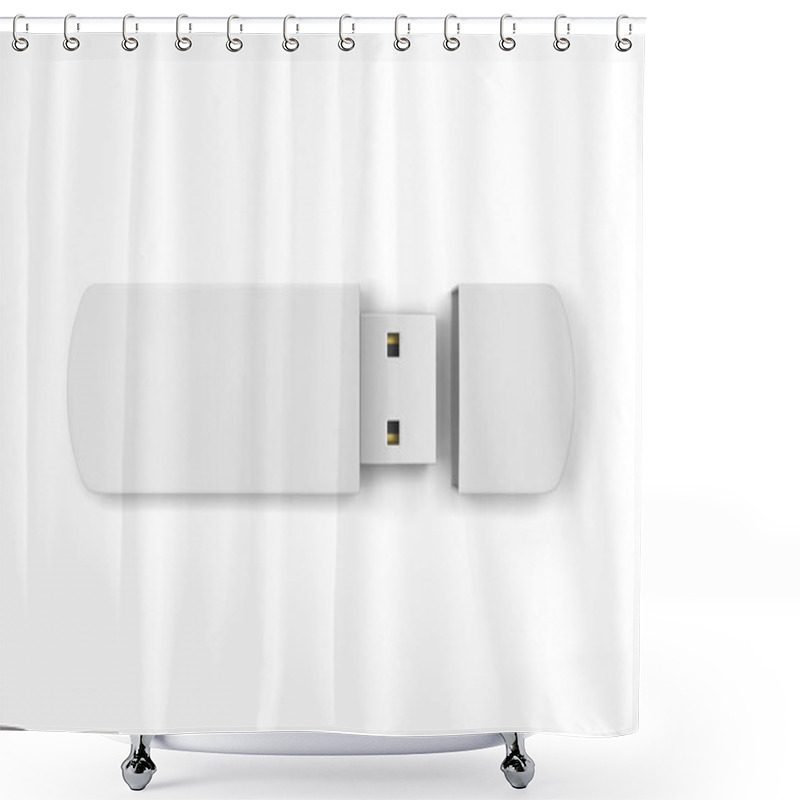 Personality  Blank Usb Flash Drive Shower Curtains