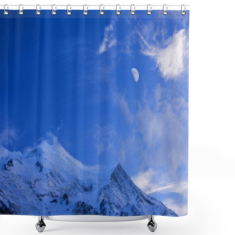 Personality  Mont Blanc. Shower Curtains