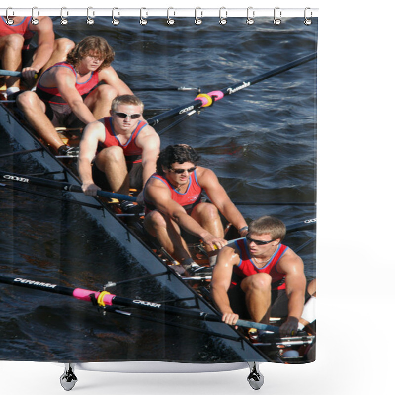 Personality  Rowing Team Shower Curtains