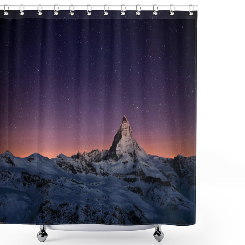 Personality  The Matterhorn Peak Switzerland Shower Curtains