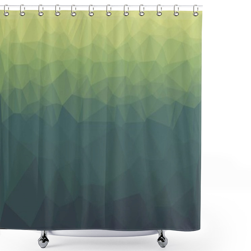 Personality  Abstract Geometric Background With Poly Pattern Shower Curtains