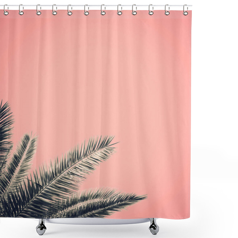 Personality  Retro Style Palm Tree Design Shower Curtains