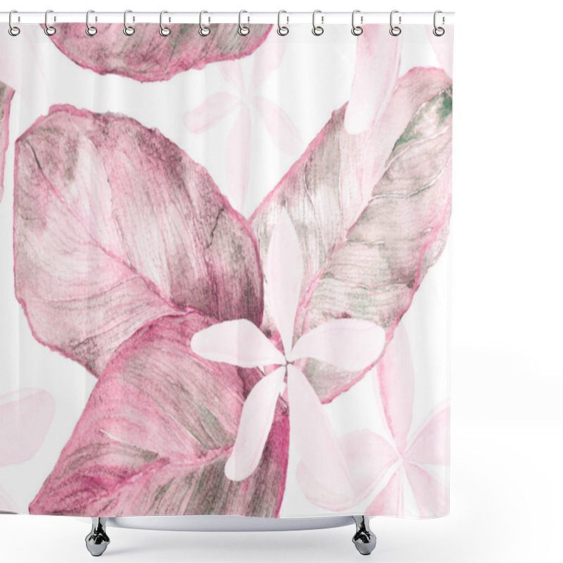 Personality  Orchid Seamless Pattern. Shower Curtains