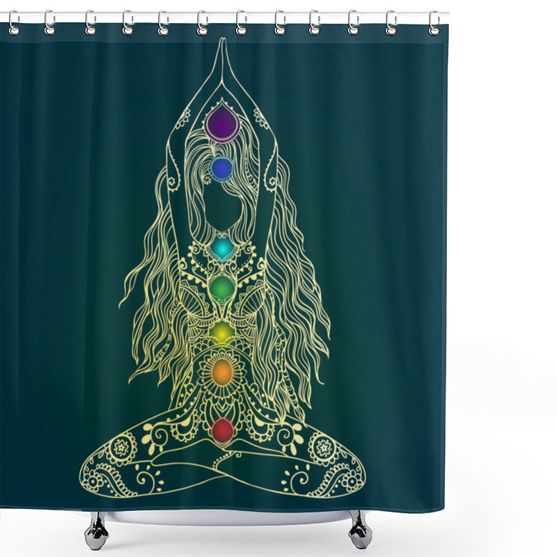 Personality  Beautiful Card Shower Curtains