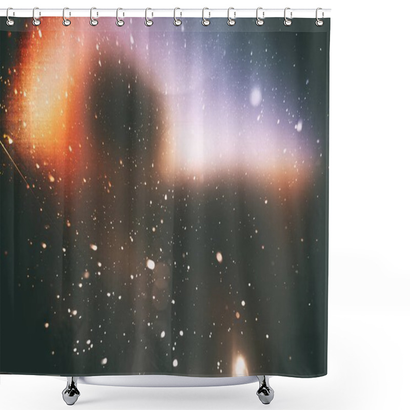 Personality  Pattern Made Of Bright Bokeh Shower Curtains