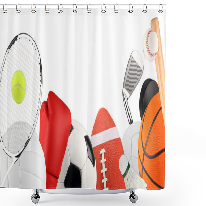 Personality  Sport Equipment Shower Curtains