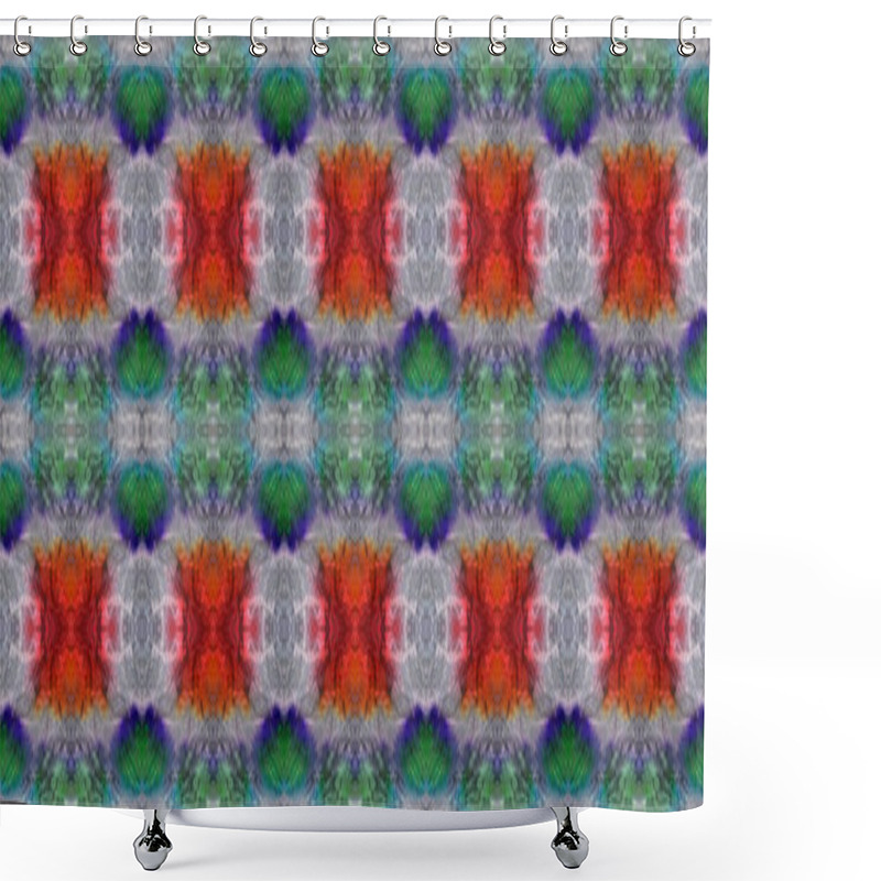 Personality  Ethnic Seamless Pattern. Shower Curtains