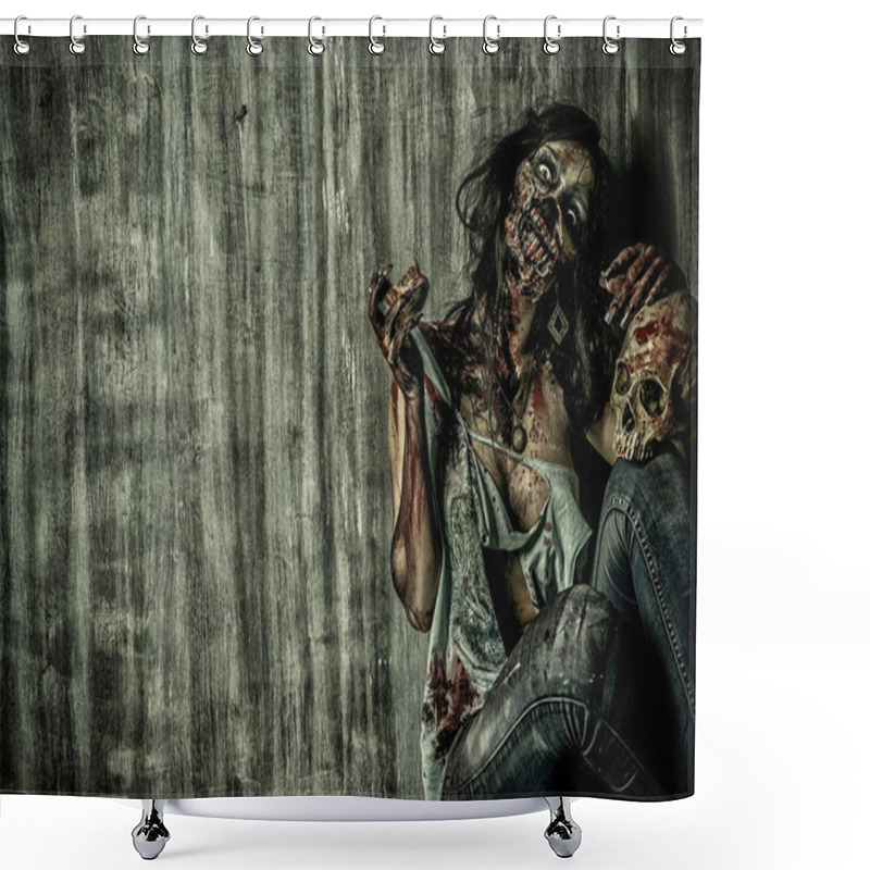 Personality  Night Horror Shower Curtains