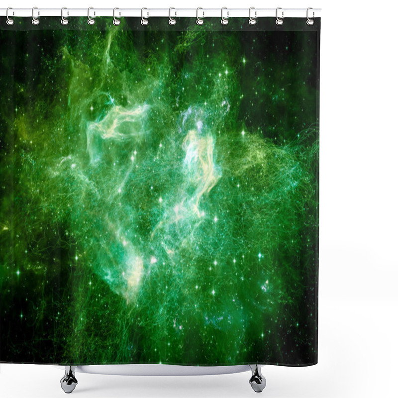 Personality  Elegance Of Space Shower Curtains