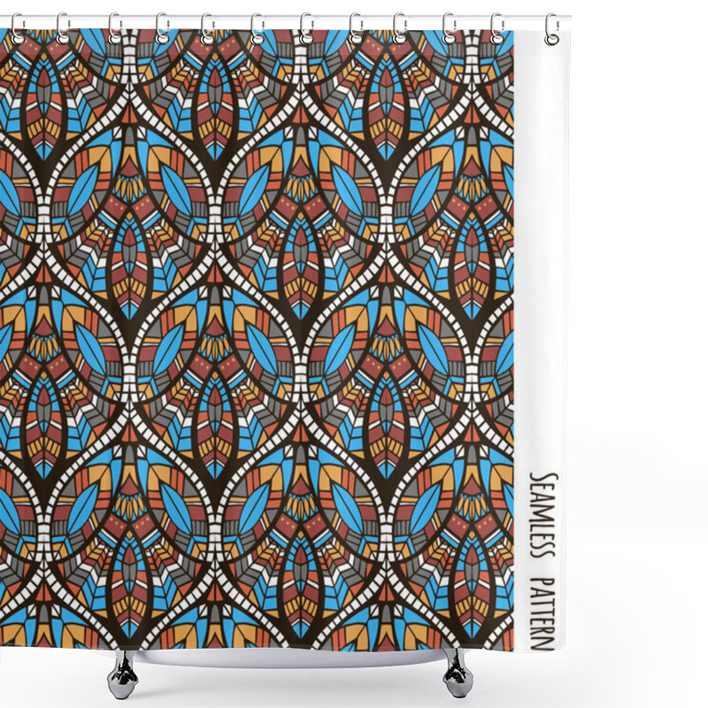 Personality  Indian Pattern Shower Curtains