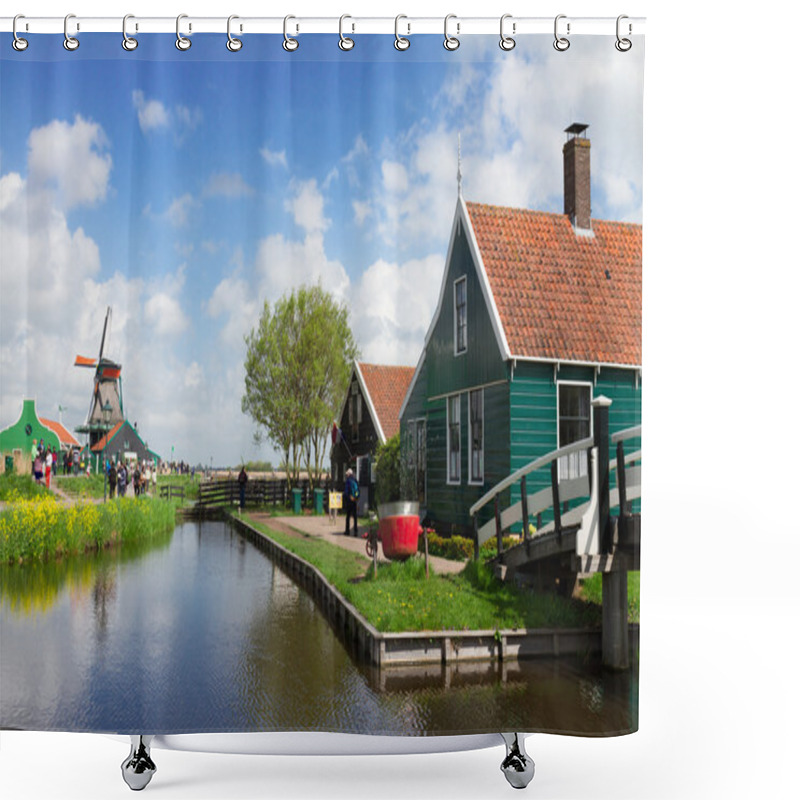 Personality  Old  Houses Of Zaanse Schans, Netherlands Shower Curtains