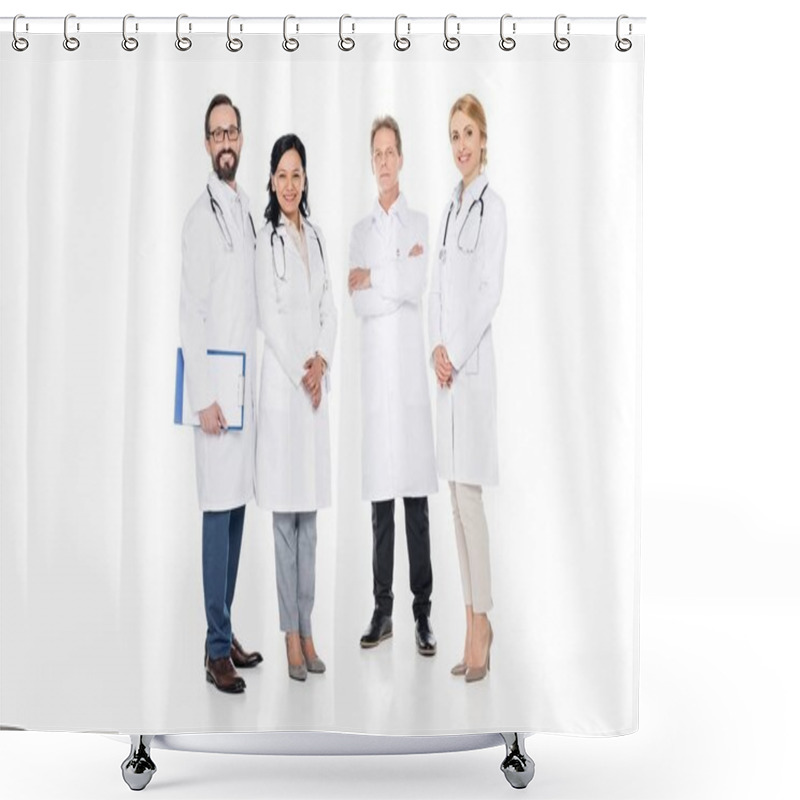 Personality  Professional Team Of Doctors Shower Curtains