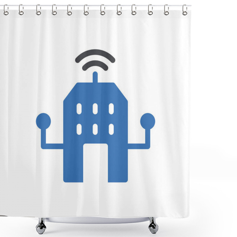 Personality  Smart  Icon For Website Design And Desktop Envelopment, Development. Premium Pack. Shower Curtains