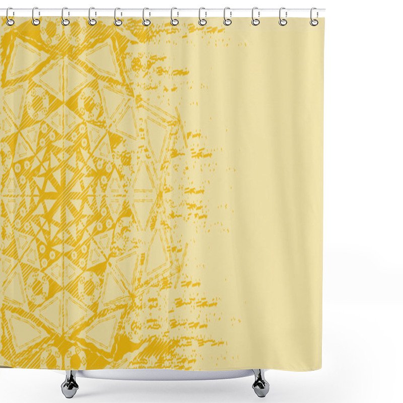 Personality  Ethnic Background Shower Curtains