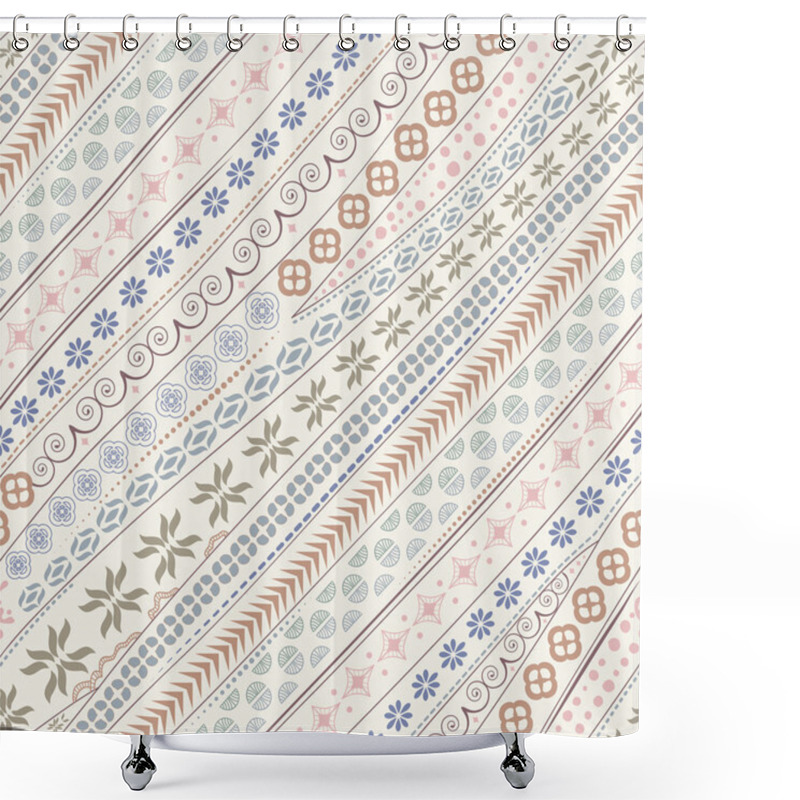 Personality  Tribal Ethnic Ornamental Pattern Shower Curtains