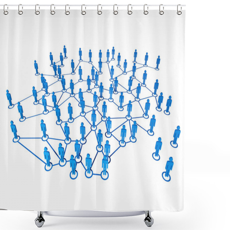 Personality  Global Connection Shower Curtains