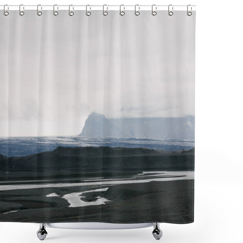 Personality  Volcanic Sand Shower Curtains