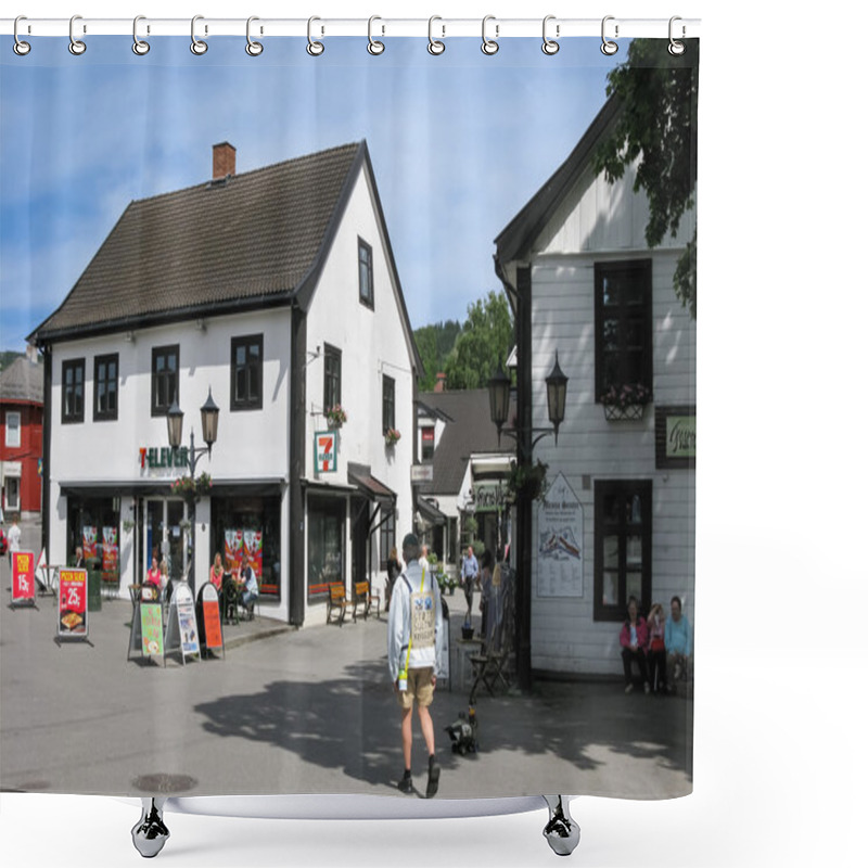 Personality  Lillehammer City Centre, Norway Shower Curtains